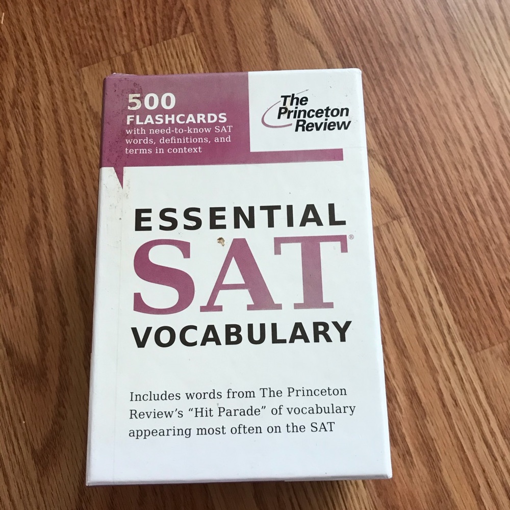 Princeton Review SAT flashcards